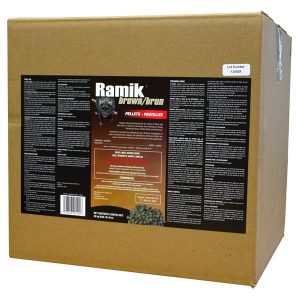 RAMIK BROWN RODENTICIDE IS A SPECIALLY FORMULATED MULTI FEED INTERIOR / EXTERIOR BULK BAIT USED BY PROFESSIONALS TO QUICKLY REDUCE MOUSE AND RAT POPULATIONS. CONTAINS DIPHACINONE