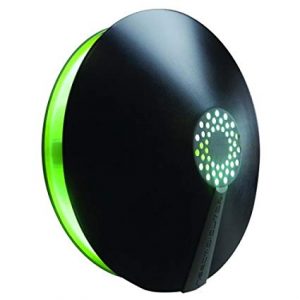 GREEN COMPACT UV INSECT AND FLY LIGHT WITH GLUE BOARDS FOR ATTRACTING AND KILLING FLIES IN KITCHENS AND RESTAURANTS.