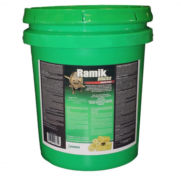 RAMIK GREEN RODENTICIDE IS A SPECIALLY FORMULATED MULTI FEED INTERIOR / EXTERIOR BAIT USED BY PROFESSIONALS TO QUICKLY REDUCE MOUSE AND RAT POPULATIONS. CONTAINS DIPHACINONE