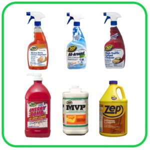 Household and Commercial Cleaners, Degreasers, Lubricants, etc.